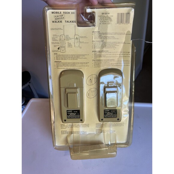 RARE New Vintage Alaron Mobile Tech 3 Walkie Talkies - Picture 2 of 5